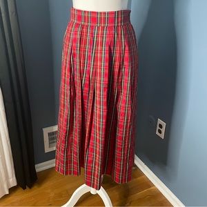 Talbots Vintage Plaid Skirt